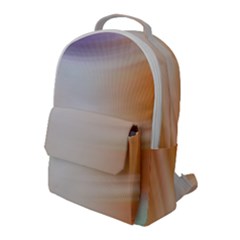 Gradient Purple, Orange, Blue Flap Pocket Backpack (large) by ConteMonfrey