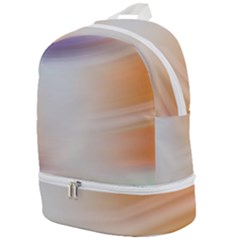 Gradient Purple, Orange, Blue Zip Bottom Backpack by ConteMonfrey