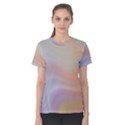 Gradient purple, orange Women s Cotton Tee View1