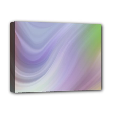 Gradient Blue, Orange, Green Deluxe Canvas 16  X 12  (stretched)  by ConteMonfrey