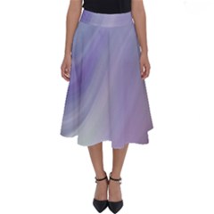 Gradient Blue, Orange, Green Perfect Length Midi Skirt by ConteMonfrey