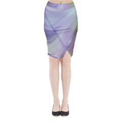 Gradient Blue, Orange, Green Midi Wrap Pencil Skirt by ConteMonfrey