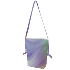 Gradient Blue, Orange, Green Folding Shoulder Bag by ConteMonfrey