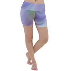 Gradient Blue, Orange, Green Lightweight Velour Yoga Shorts by ConteMonfrey