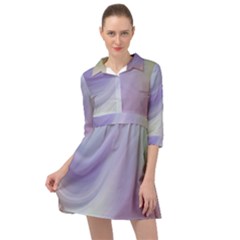 Gradient Blue, Orange, Green Mini Skater Shirt Dress by ConteMonfrey