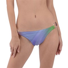 Gradient Blue, Orange, Green Ring Detail Bikini Bottom by ConteMonfrey