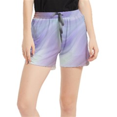 Gradient Blue, Orange, Green Women s Runner Shorts by ConteMonfrey