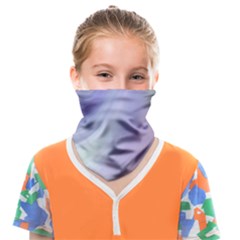 Gradient Blue, Orange, Green Face Covering Bandana (kids) by ConteMonfrey