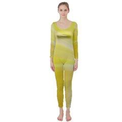 Gradient Green Yellow Long Sleeve Catsuit by ConteMonfrey