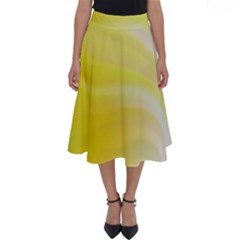 Gradient Green Yellow Perfect Length Midi Skirt by ConteMonfrey