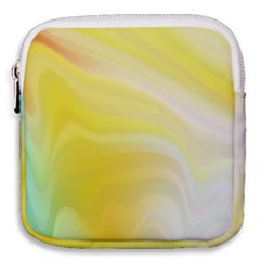 Gradient Green Yellow Mini Square Pouch by ConteMonfrey