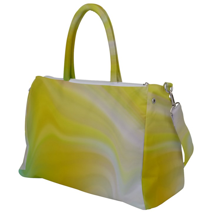 Gradient green yellow Duffel Travel Bag