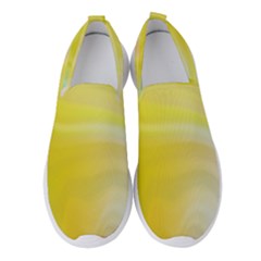 Gradient Green Yellow Women s Slip On Sneakers by ConteMonfrey