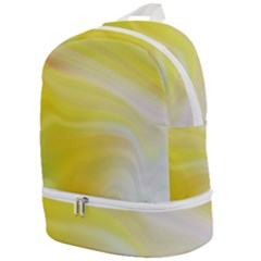 Gradient Green Yellow Zip Bottom Backpack by ConteMonfrey