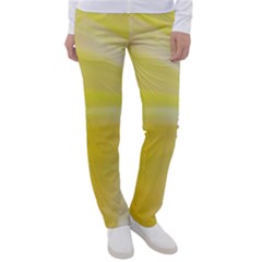 Gradient Green Yellow Women s Casual Pants by ConteMonfrey