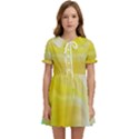 Gradient green yellow Kids  Sweet Collar Dress View1