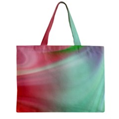 Gradient Pink, Blue, Red Zipper Mini Tote Bag by ConteMonfrey