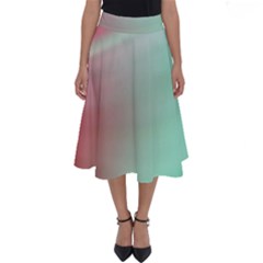 Gradient Pink, Blue, Red Perfect Length Midi Skirt by ConteMonfrey