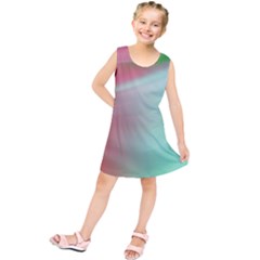 Gradient Pink, Blue, Red Kids  Tunic Dress by ConteMonfrey