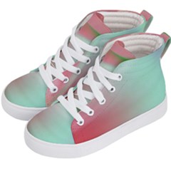 Gradient Pink, Blue, Red Kids  Hi-top Skate Sneakers by ConteMonfrey