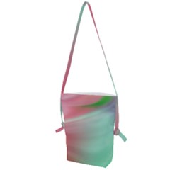 Gradient Pink, Blue, Red Folding Shoulder Bag by ConteMonfrey