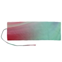 Gradient Pink, Blue, Red Roll Up Canvas Pencil Holder (m) by ConteMonfrey