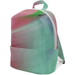 Gradient Pink, Blue, Red Zip Up Backpack by ConteMonfrey