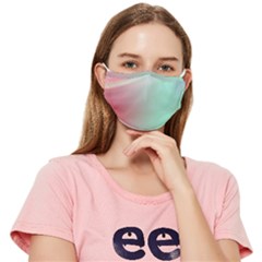 Gradient Pink, Blue, Red Fitted Cloth Face Mask (adult) by ConteMonfrey