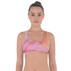 Gradient Orange, Purple, Pink Got No Strings Sports Bra by ConteMonfrey