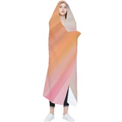 Gradient Orange, Purple, Pink Wearable Blanket by ConteMonfrey