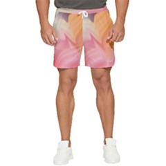 Gradient Orange, Purple, Pink Men s Runner Shorts by ConteMonfrey