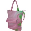 Gradient pink green orange Shoulder Tote Bag View1