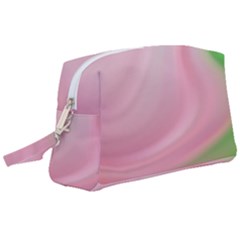 Gradient Pink Green Orange Wristlet Pouch Bag (large) by ConteMonfrey