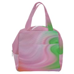 Gradient Pink Green Orange Boxy Hand Bag by ConteMonfrey