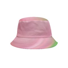 Gradient Pink Green Orange Bucket Hat (kids) by ConteMonfrey