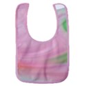 Gradient pink green orange Baby Bib View1