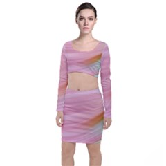 Gradient Ice Cream Pink Green Top And Skirt Sets by ConteMonfrey