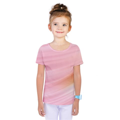 Gradient Ice Cream Pink Green Kids  One Piece Tee by ConteMonfrey