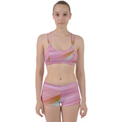 Gradient Ice Cream Pink Green Perfect Fit Gym Set by ConteMonfrey