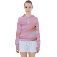 Gradient Ice Cream Pink Green Women s Tie Up Sweat by ConteMonfrey