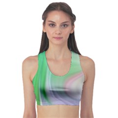 Gradient Green Blue Sports Bra by ConteMonfrey