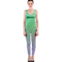 Gradient green blue One Piece Catsuit View1