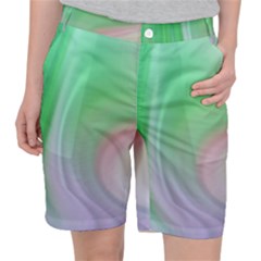 Gradient Green Blue Pocket Shorts by ConteMonfrey