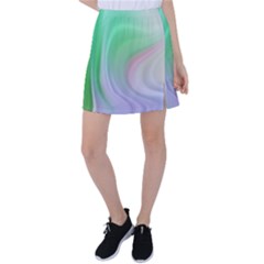 Gradient Green Blue Tennis Skirt by ConteMonfrey