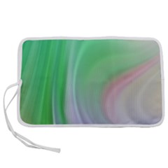 Gradient Green Blue Pen Storage Case (l) by ConteMonfrey