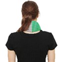 Gradient green blue Face Covering Bandana (Triangle) View2