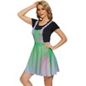 Gradient green blue Apron Dress View2