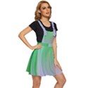 Gradient green blue Apron Dress View3