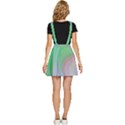 Gradient green blue Apron Dress View4