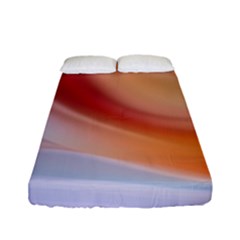 Gradient  Orange Green Red Fitted Sheet (full/ Double Size) by ConteMonfrey